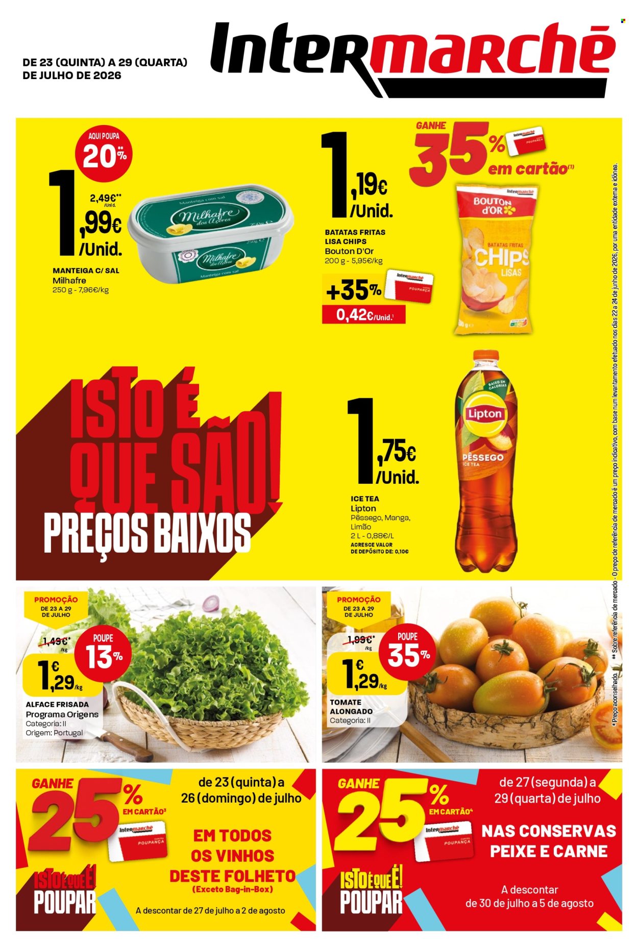 Folheto Intermarché - 23.7.2026 - 29.7.2026. Página 1