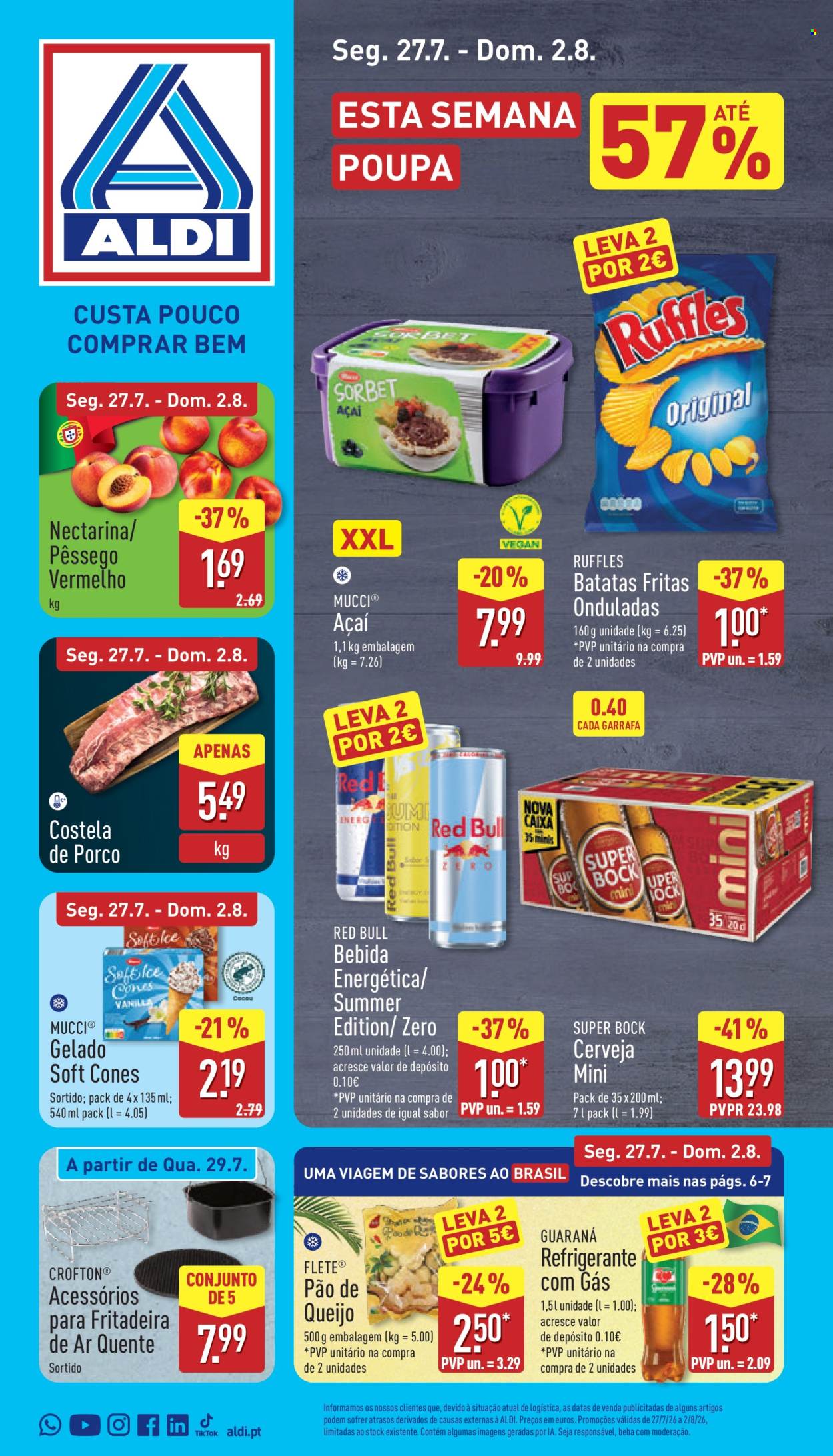 Folheto Aldi - 27.7.2026 - 2.8.2026. Página 1