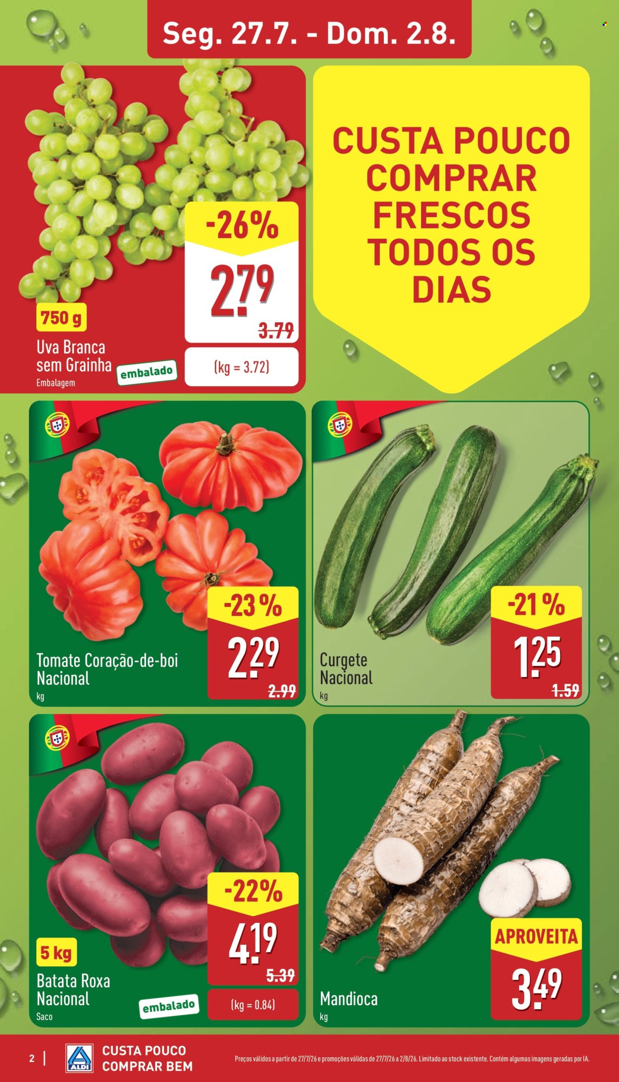 Folheto Aldi - 27.7.2026 - 2.8.2026. Página 2