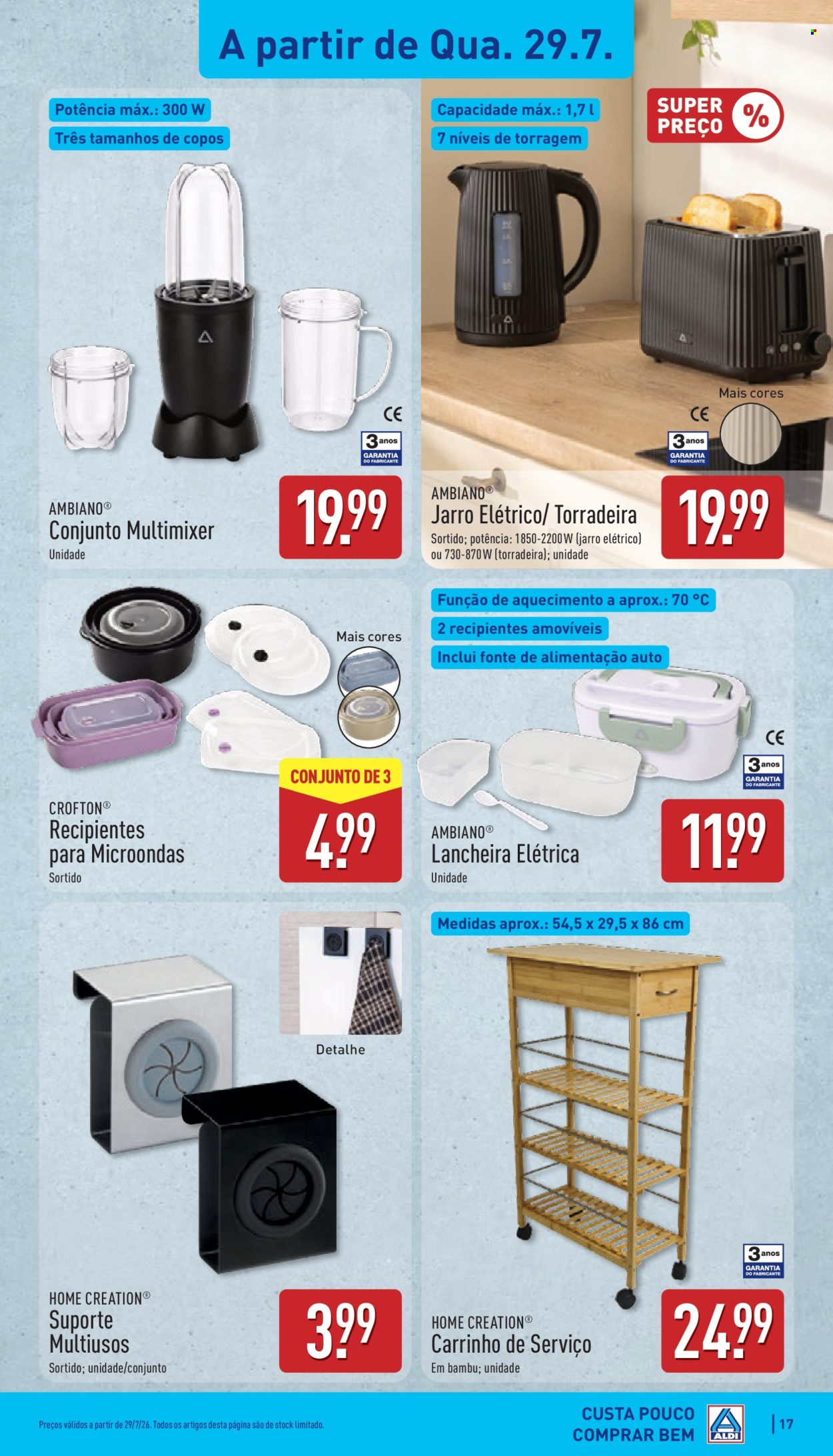 Folheto Aldi - 27.7.2026 - 2.8.2026. Página 17