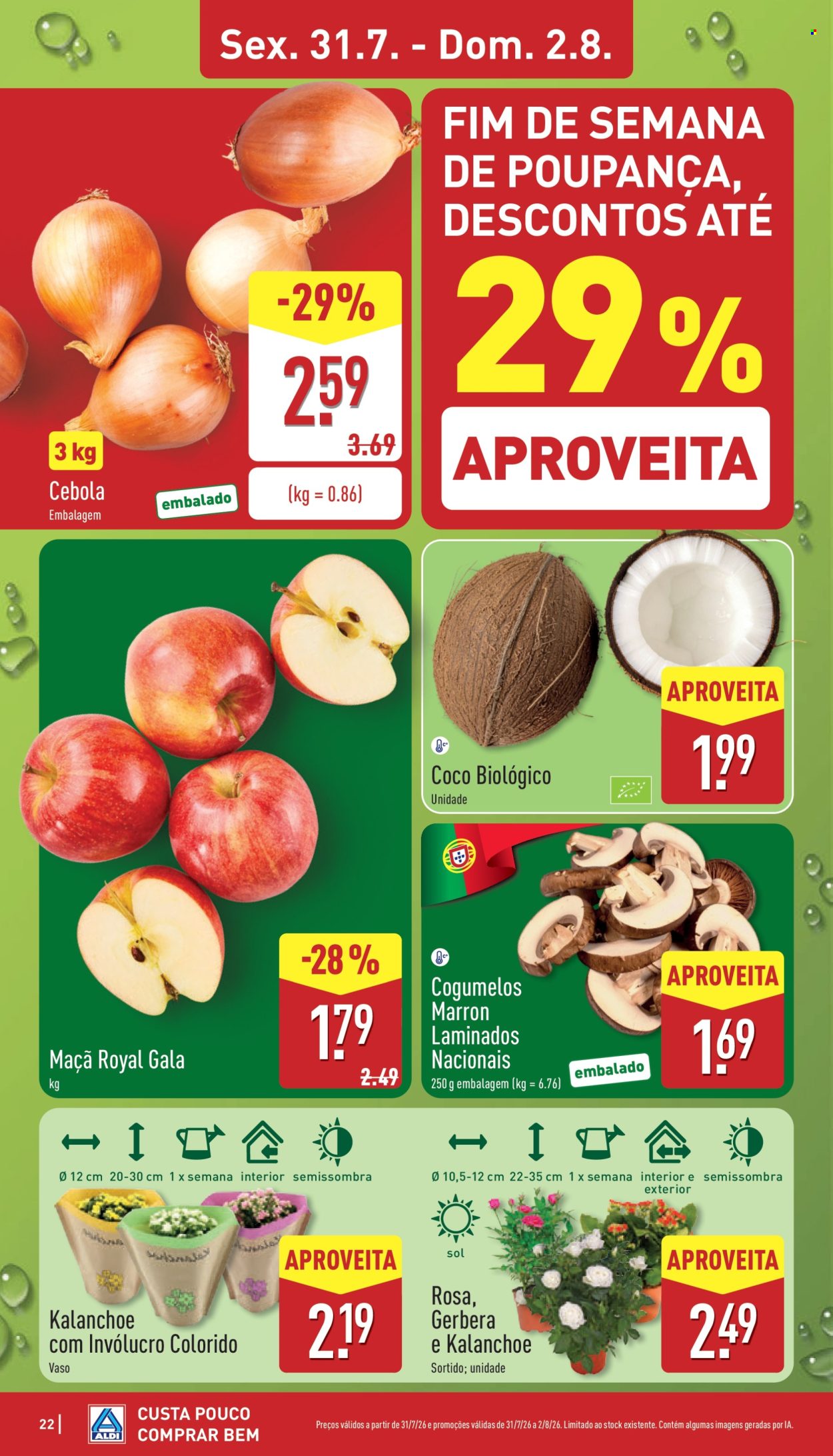 Folheto Aldi - 27.7.2026 - 2.8.2026. Página 22