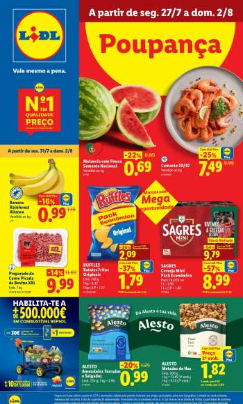Folheto Lidl - 27.7.2026 - 2.8.2026.