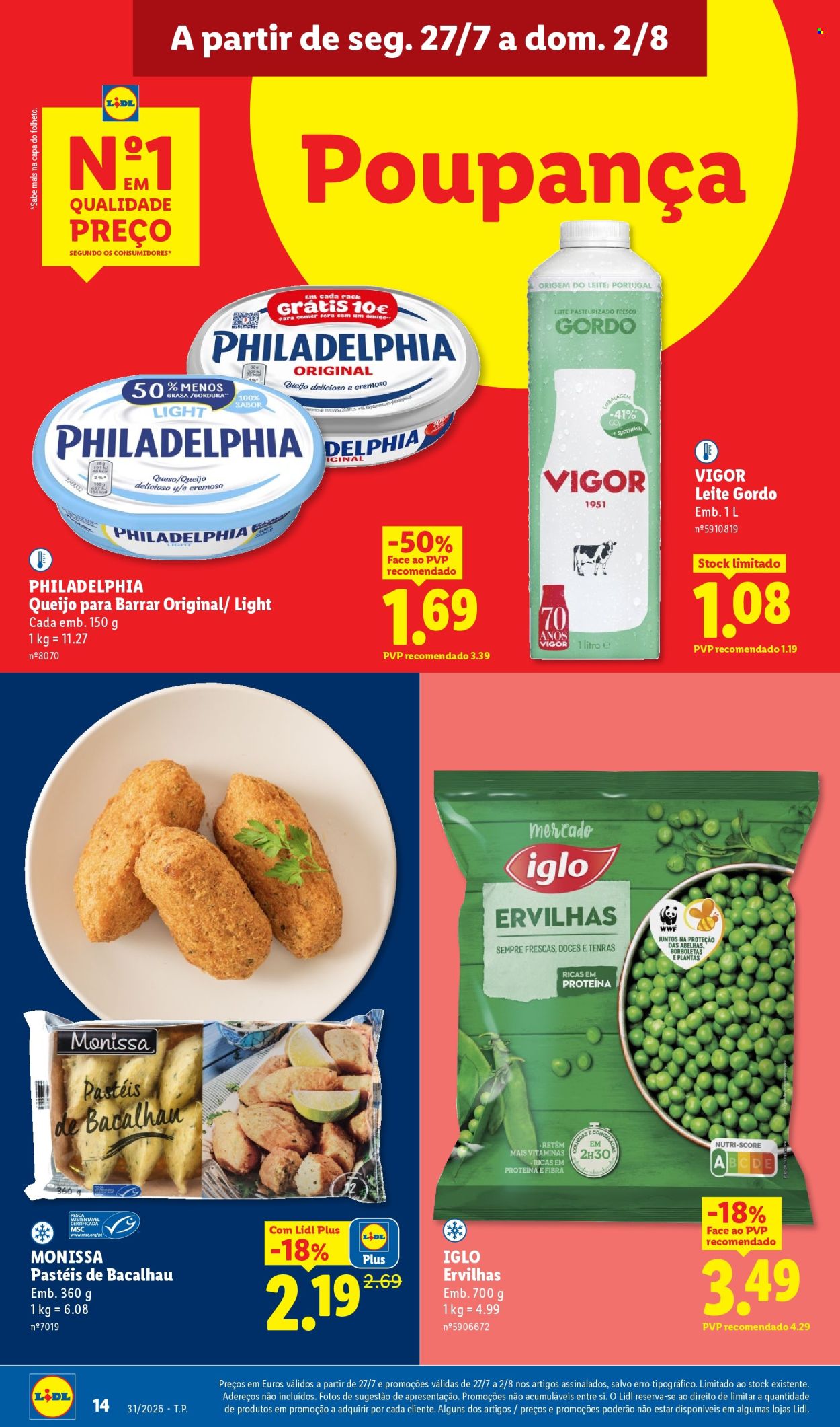 Folheto Lidl - 27.7.2026 - 2.8.2026. Página 14