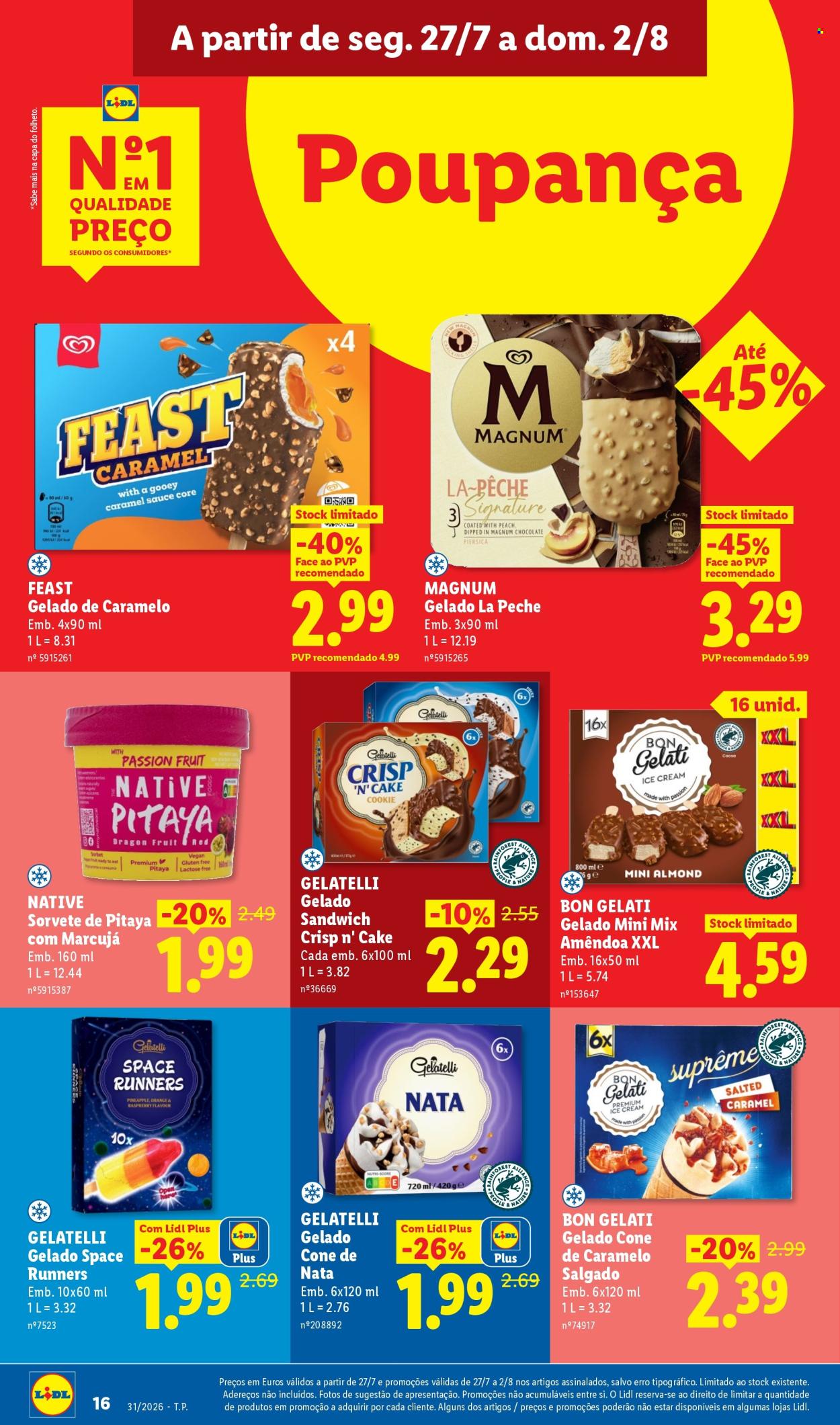 Folheto Lidl - 27.7.2026 - 2.8.2026. Página 16