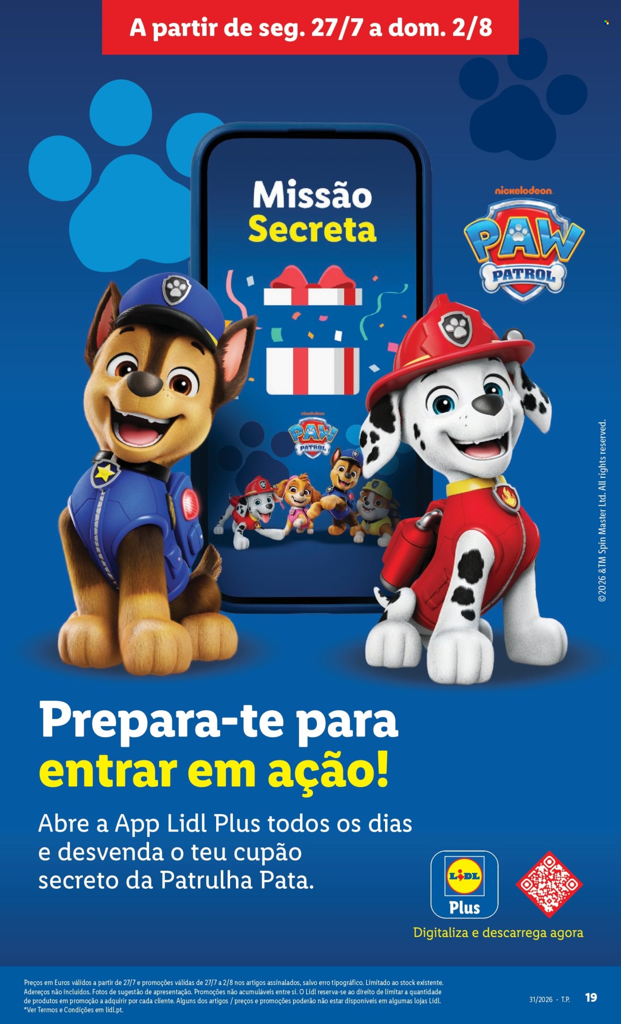 Folheto Lidl - 27.7.2026 - 2.8.2026. Página 19