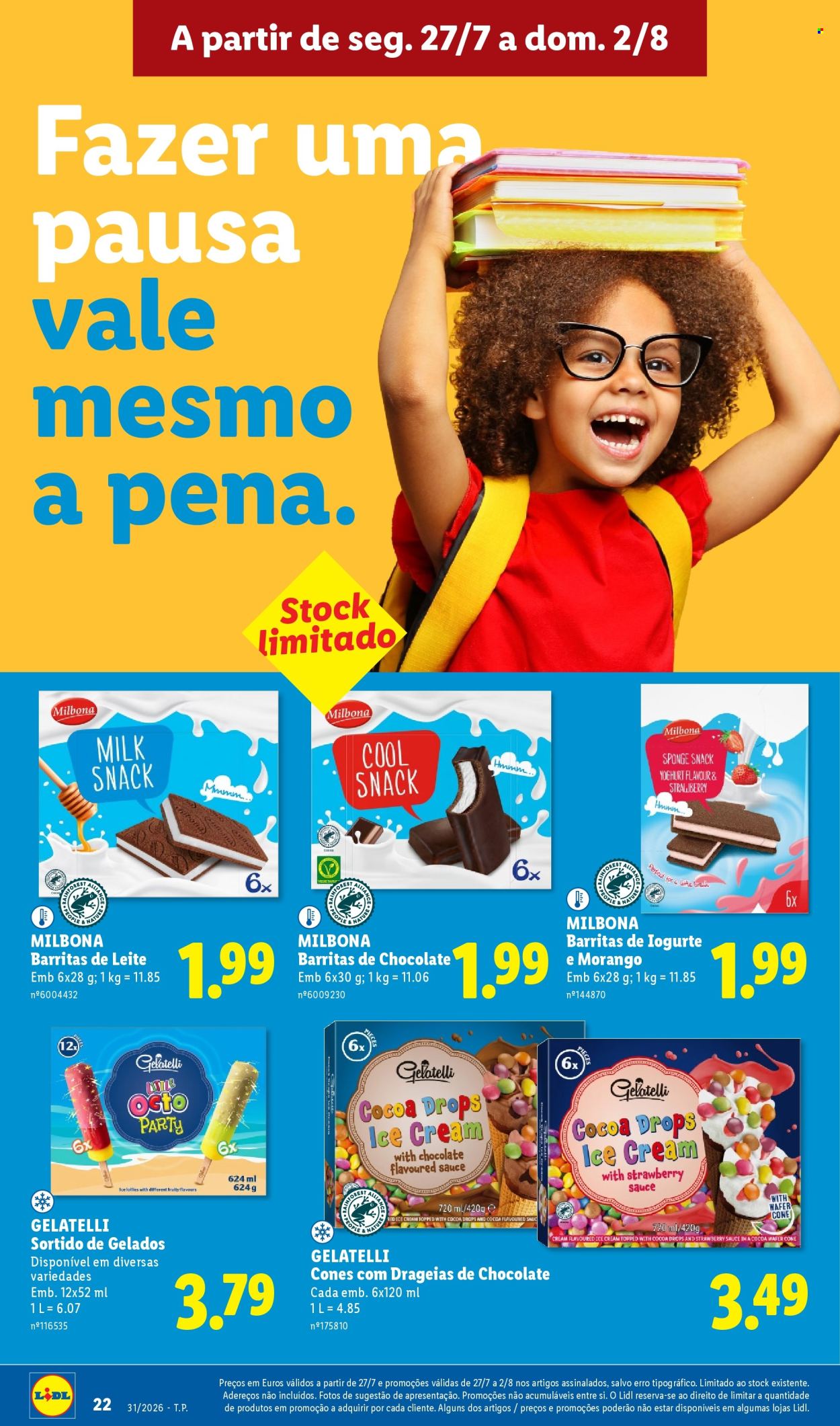 Folheto Lidl - 27.7.2026 - 2.8.2026. Página 22