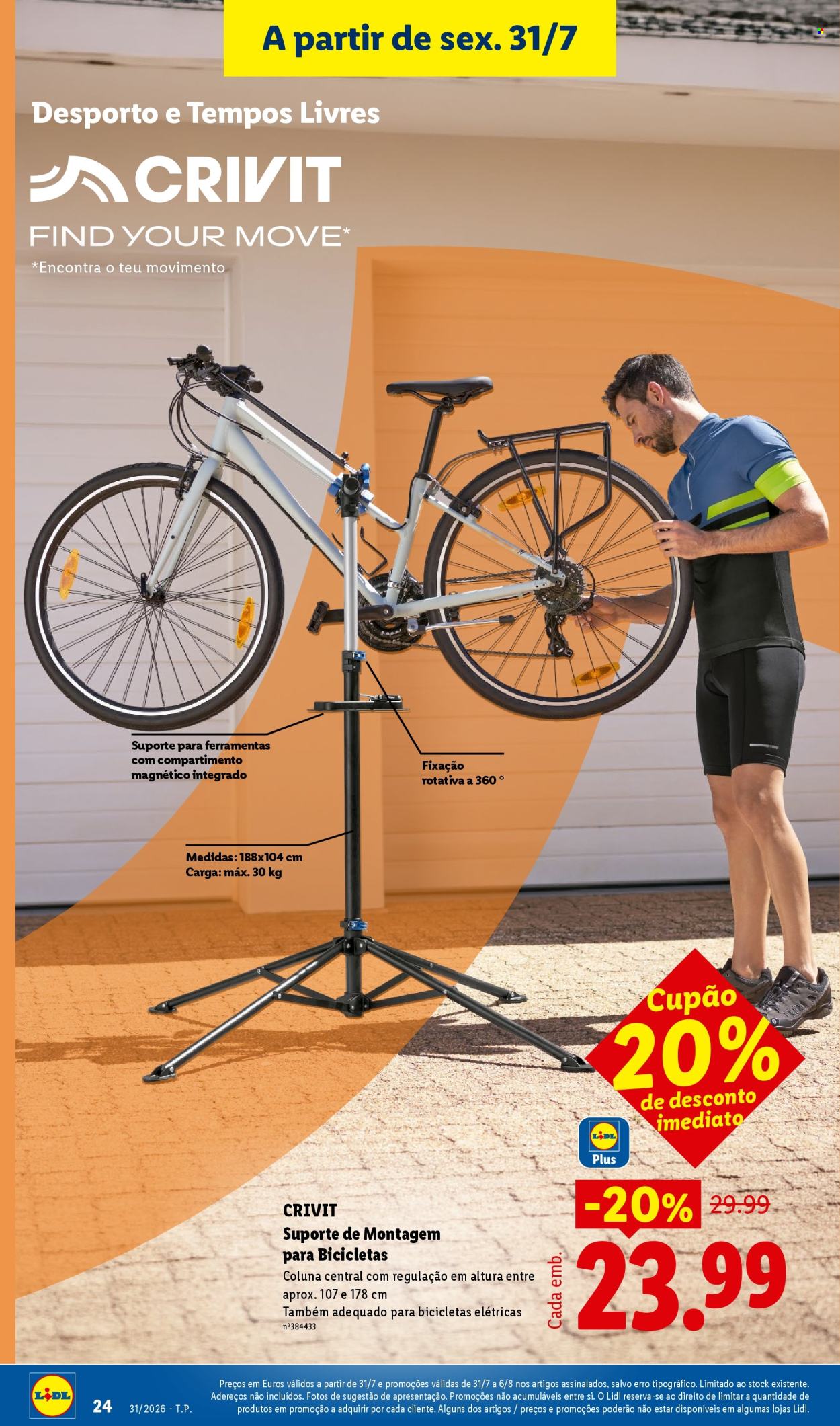 Folheto Lidl - 27.7.2026 - 31.7.2026. Página 24
