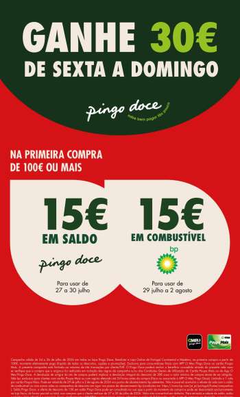 Folheto Pingo Doce - 24.7.2026 - 27.7.2026.