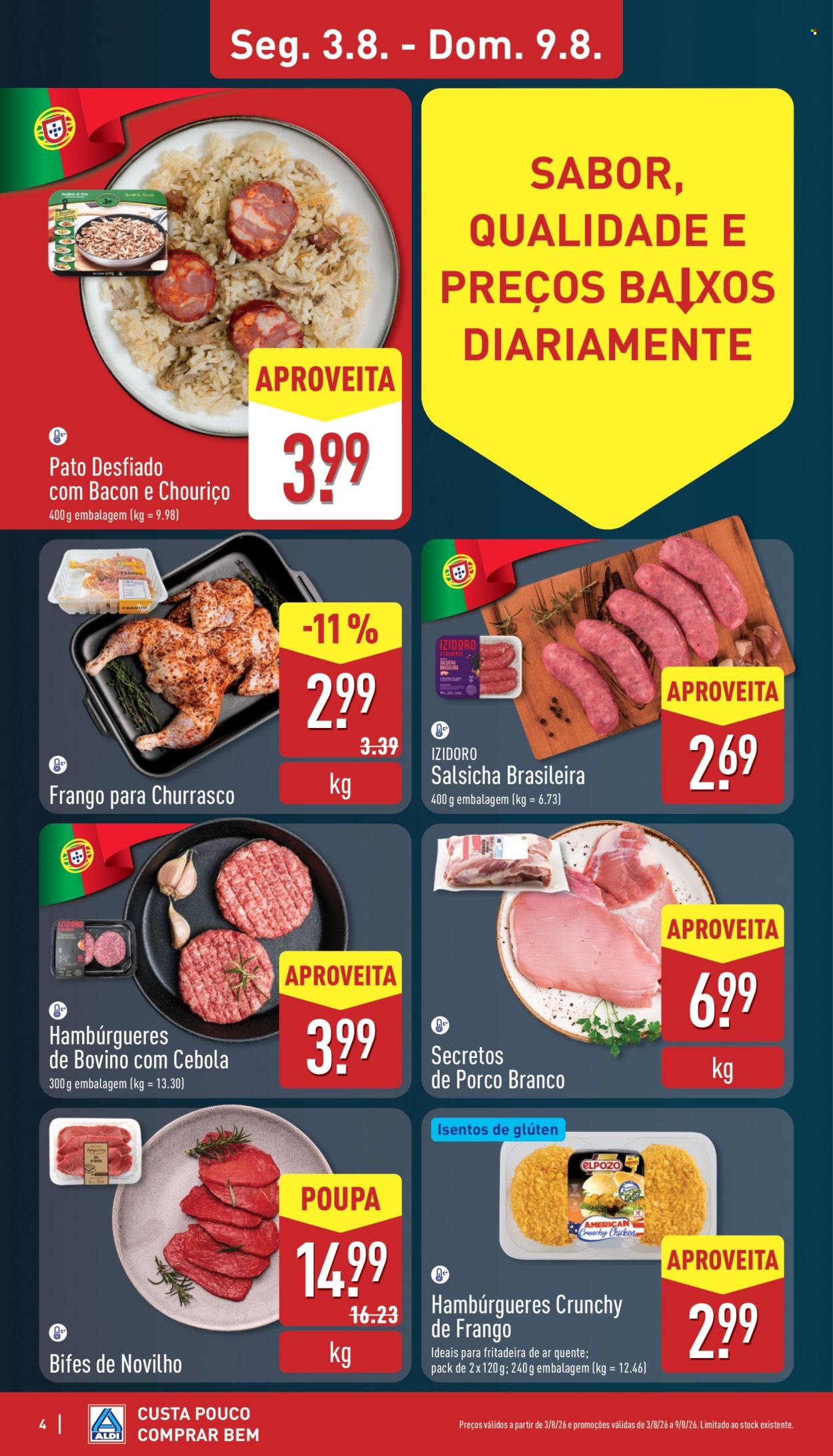 Folheto Aldi - 3.8.2026 - 9.8.2026. Página 4