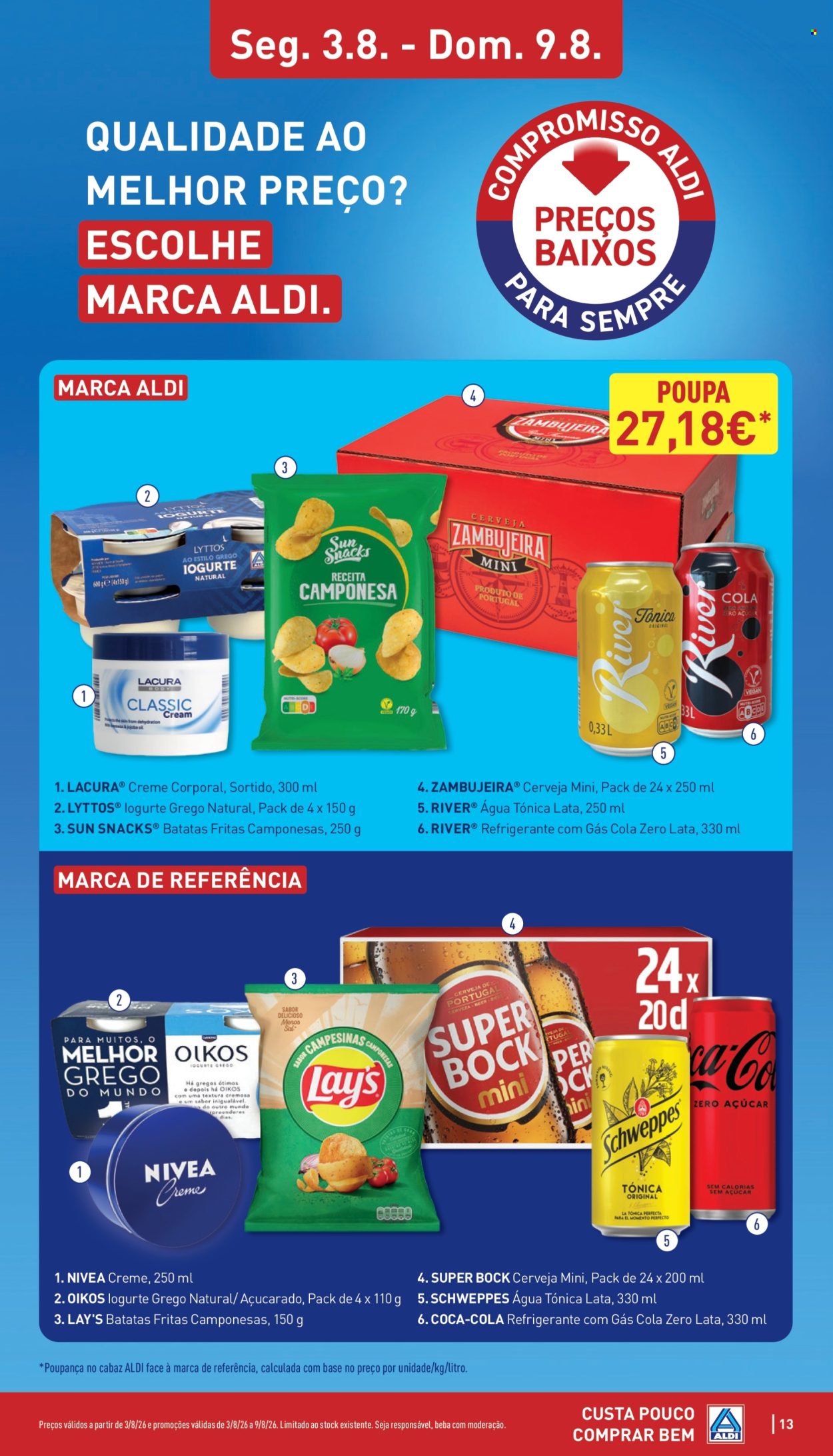 Folheto Aldi - 3.8.2026 - 9.8.2026. Página 13