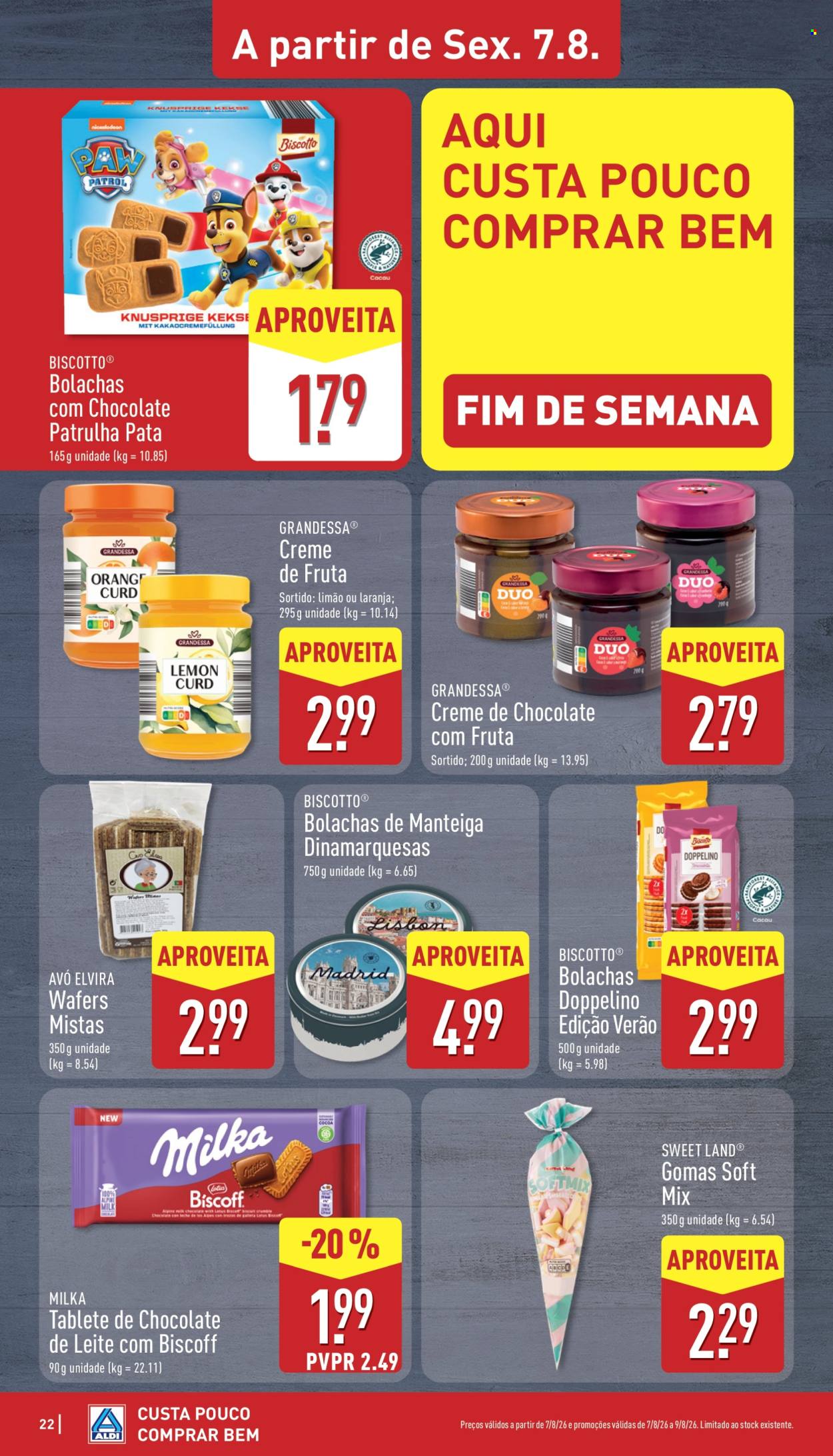 Folheto Aldi - 3.8.2026 - 9.8.2026. Página 22