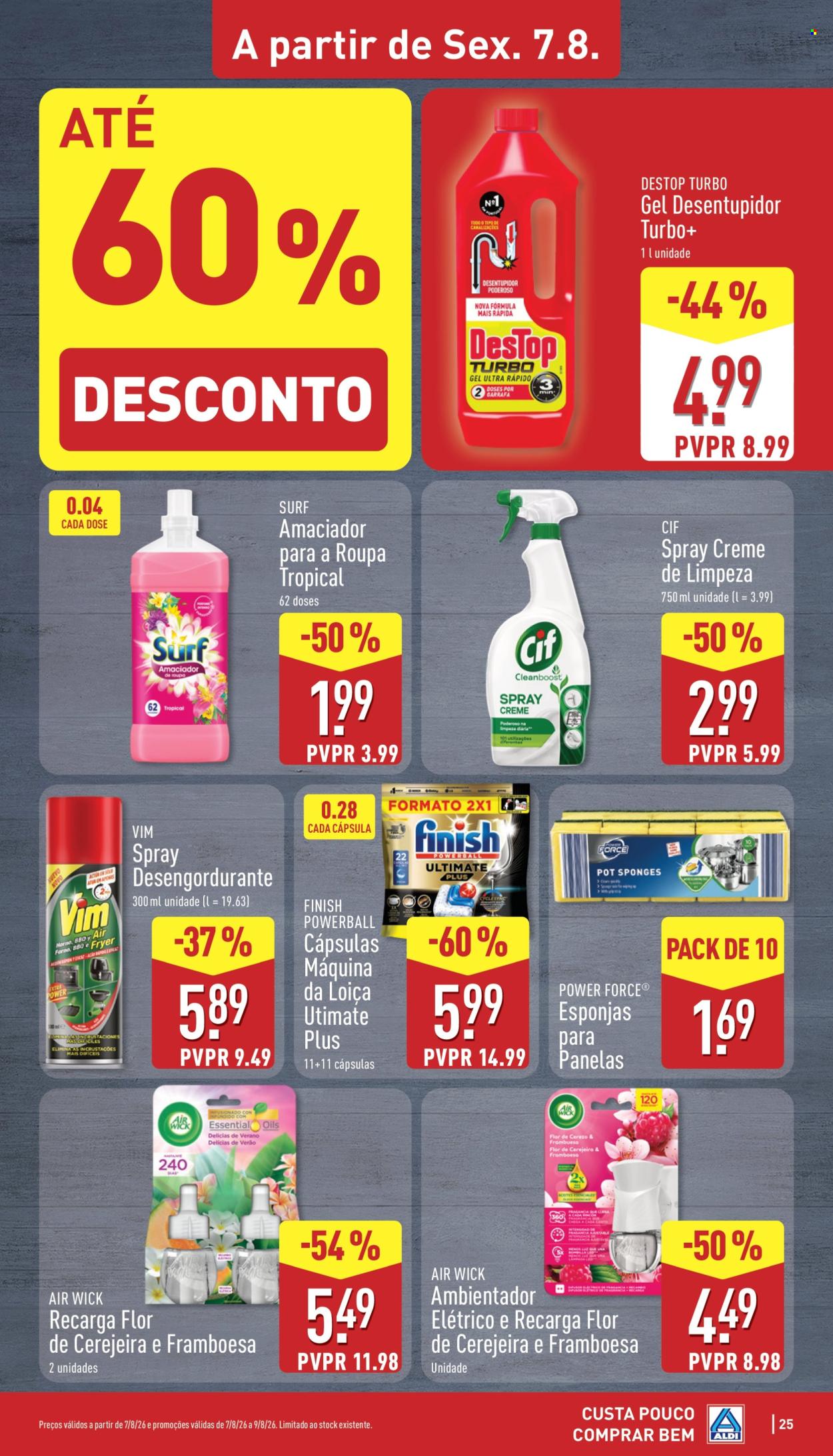 Folheto Aldi - 3.8.2026 - 9.8.2026. Página 25