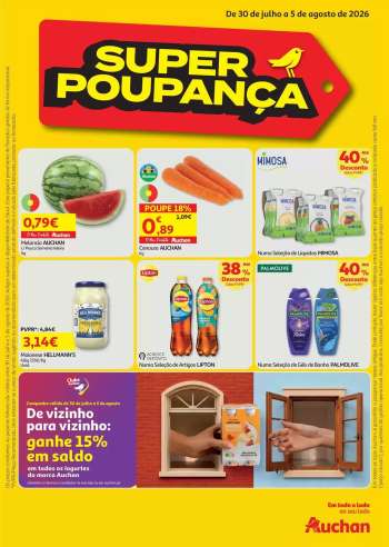 Folheto Auchan - 30.7.2026 - 5.8.2026.
