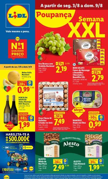 Folheto Lidl - 3.8.2026 - 9.8.2026.