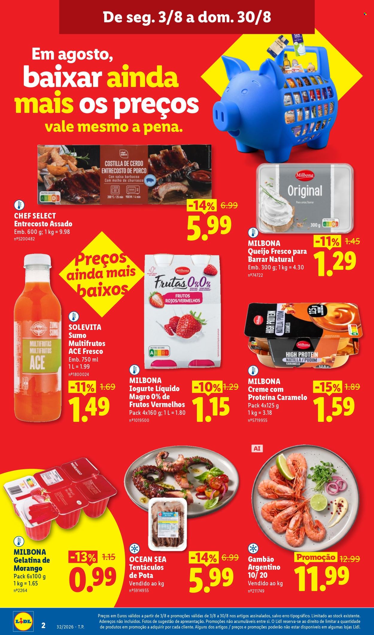 Folheto Lidl - 3.8.2026 - 9.8.2026. Página 2