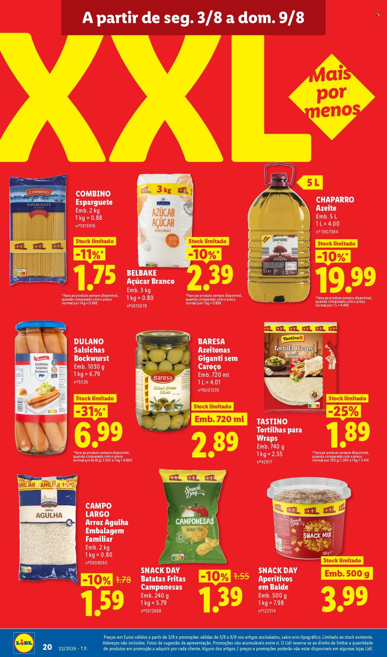 Folheto Lidl - 3.8.2026 - 9.8.2026. Página 20