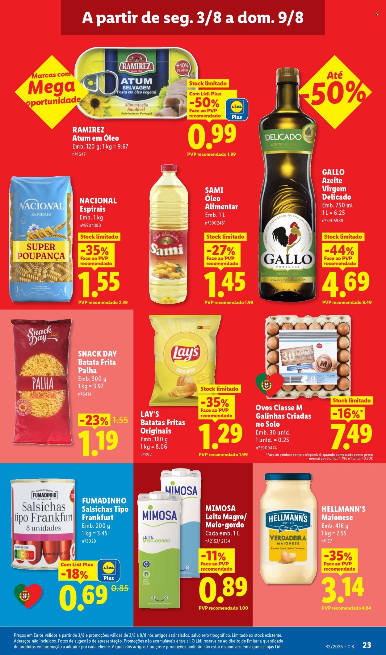 Folheto Lidl - 3.8.2026 - 9.8.2026. Página 23