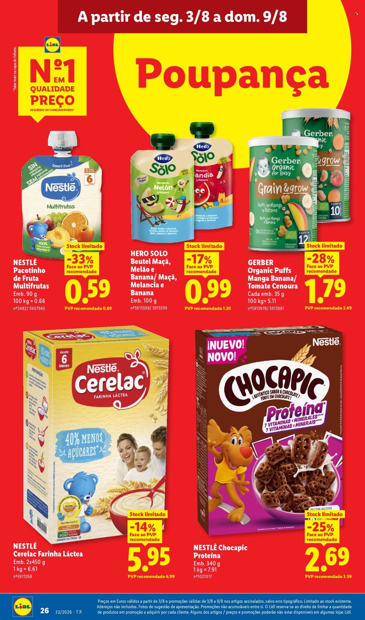 Folheto Lidl - 3.8.2026 - 9.8.2026. Página 26