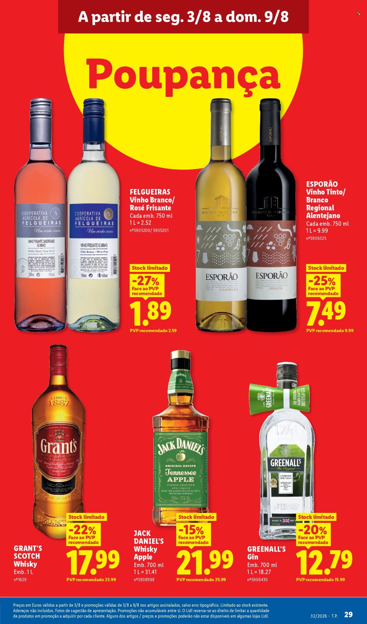 Folheto Lidl - 3.8.2026 - 9.8.2026. Página 29