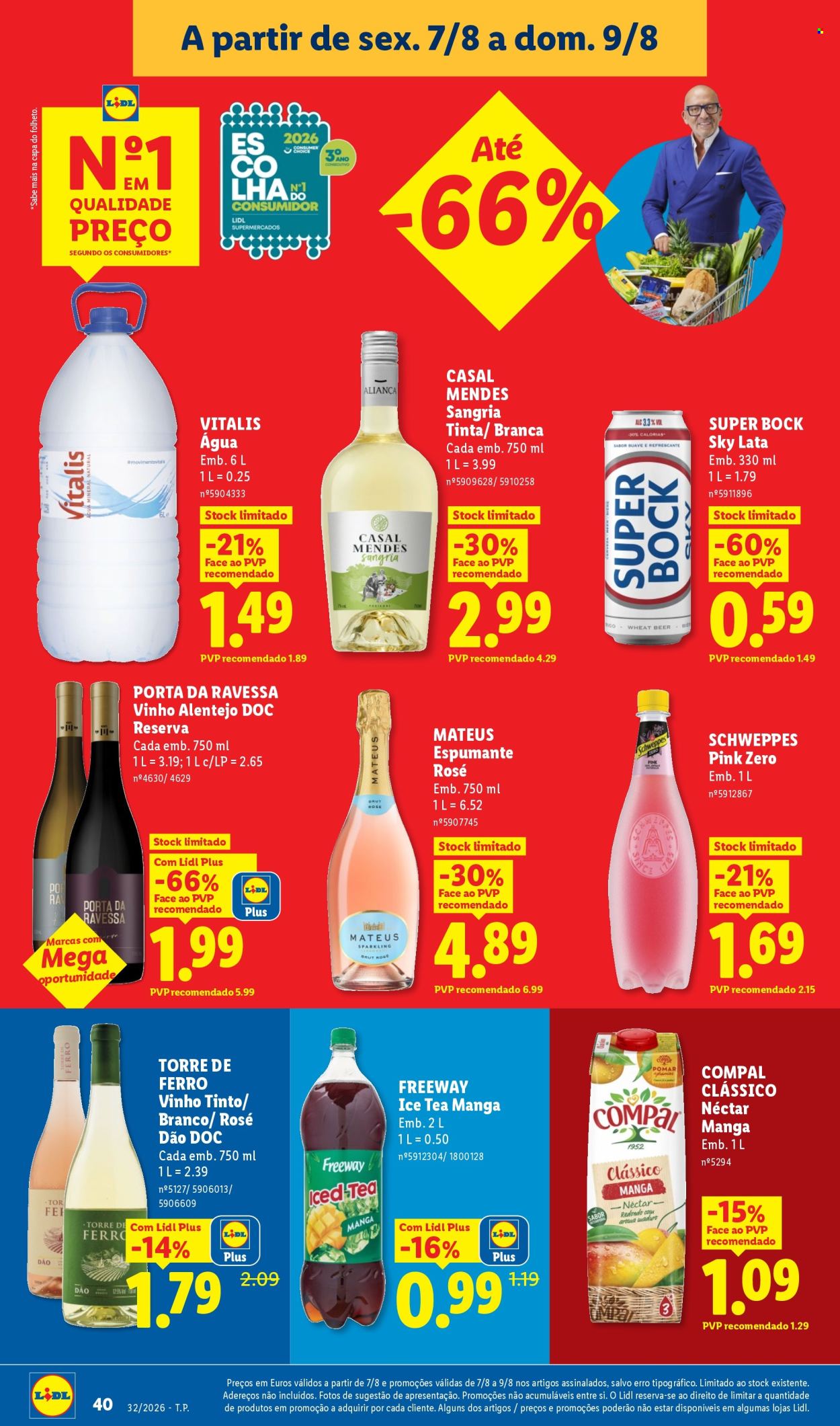 Folheto Lidl - 3.8.2026 - 9.8.2026. Página 40