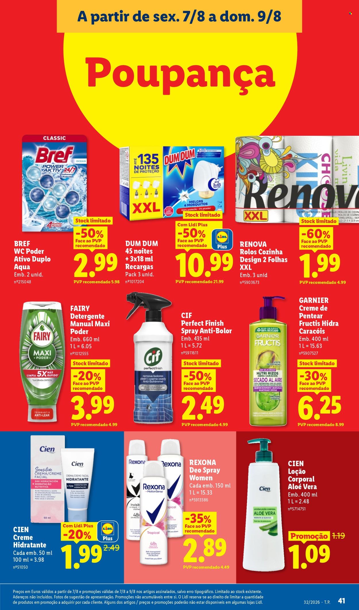 Folheto Lidl - 3.8.2026 - 9.8.2026. Página 41