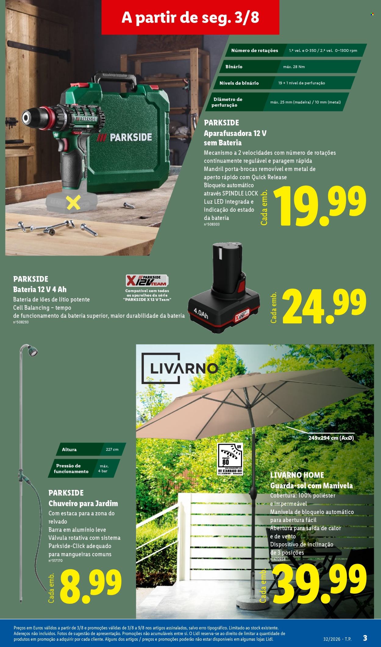 Folheto Lidl - 3.8.2026 - 7.8.2026. Página 3