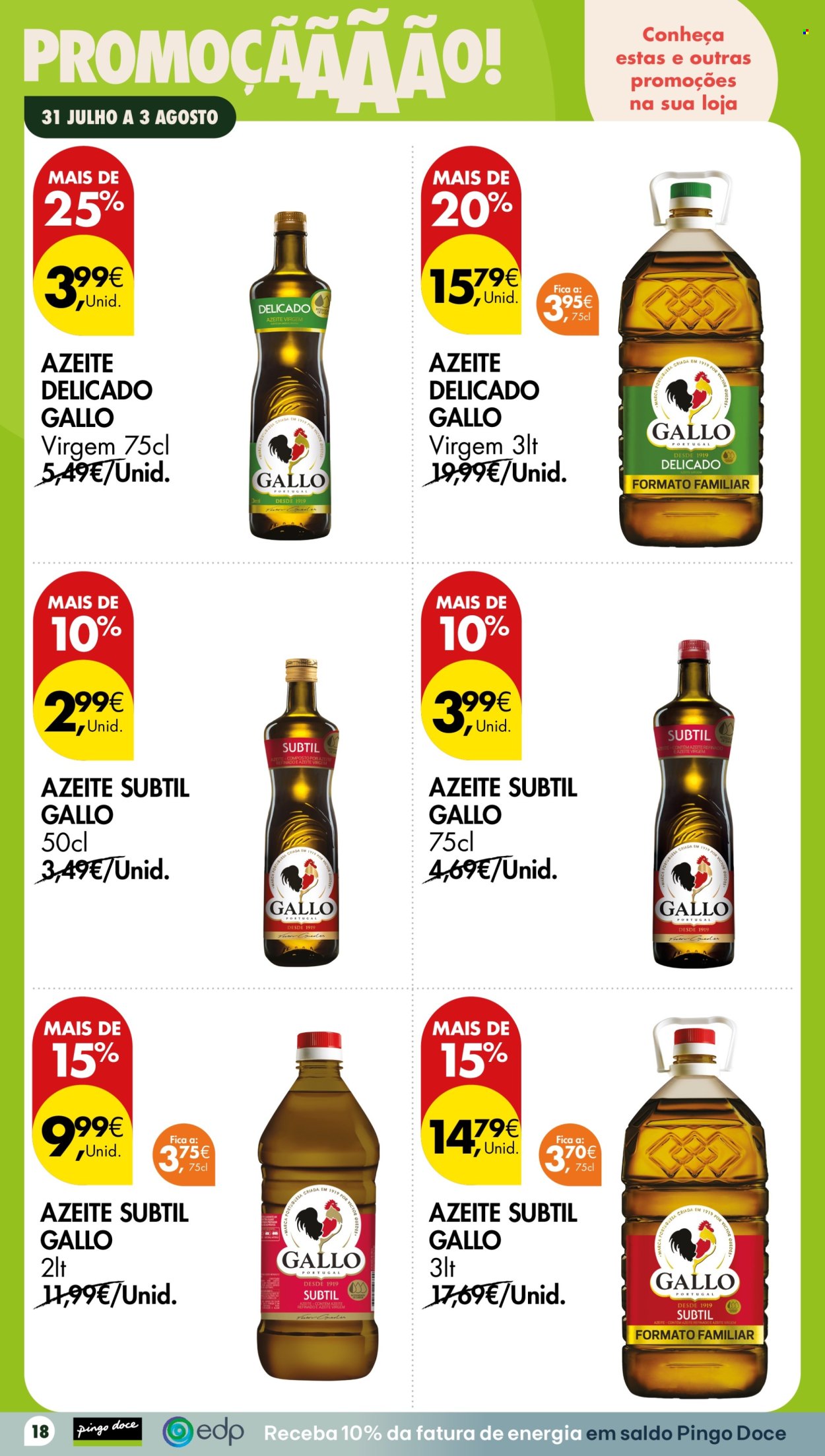 Folheto Pingo Doce - 31.7.2026 - 2.8.2026. Página 18