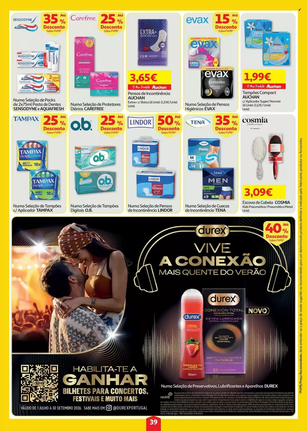 Folheto Auchan - 6.8.2026 - 12.8.2026. Página 39