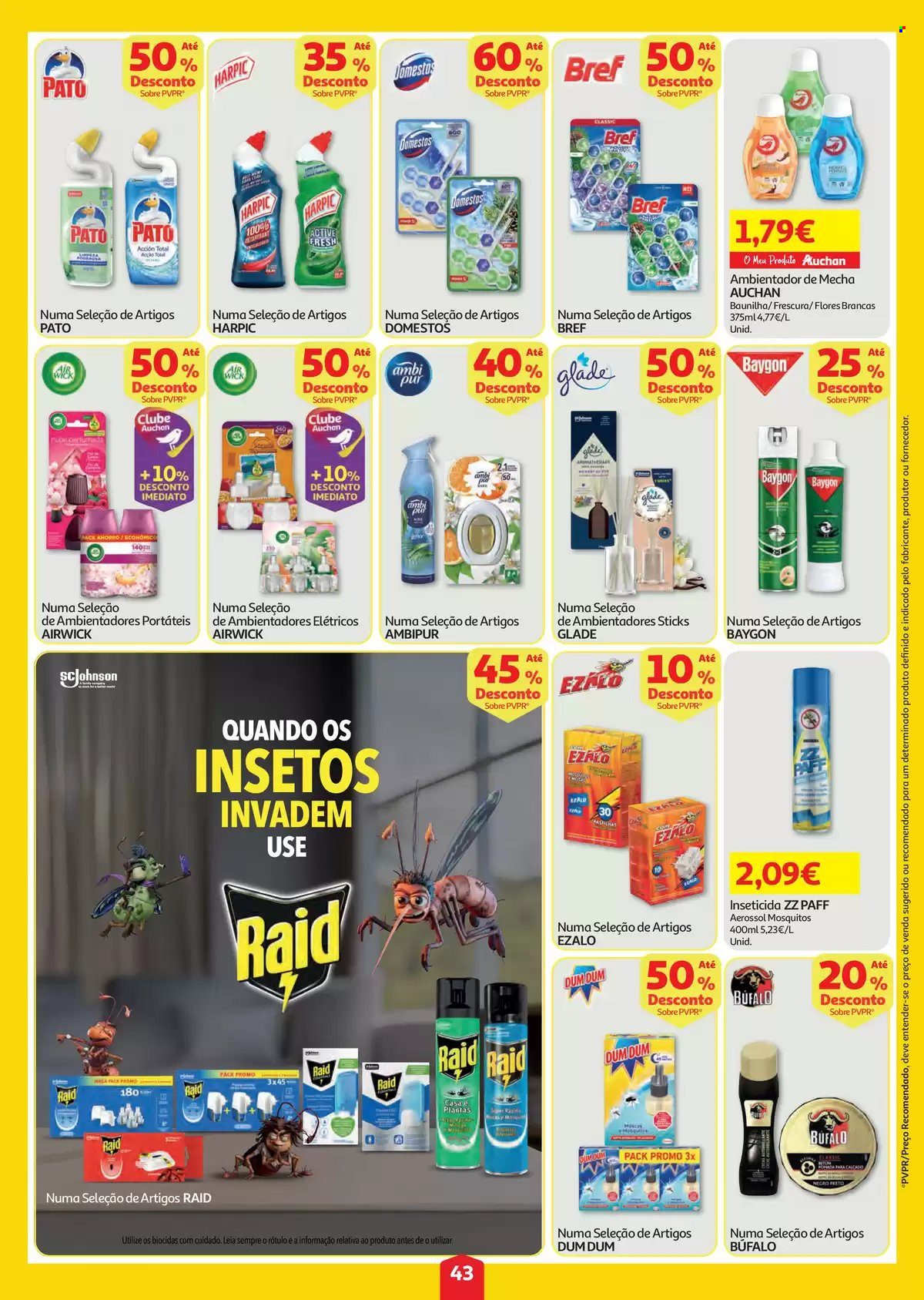Folheto Auchan - 6.8.2026 - 12.8.2026. Página 43