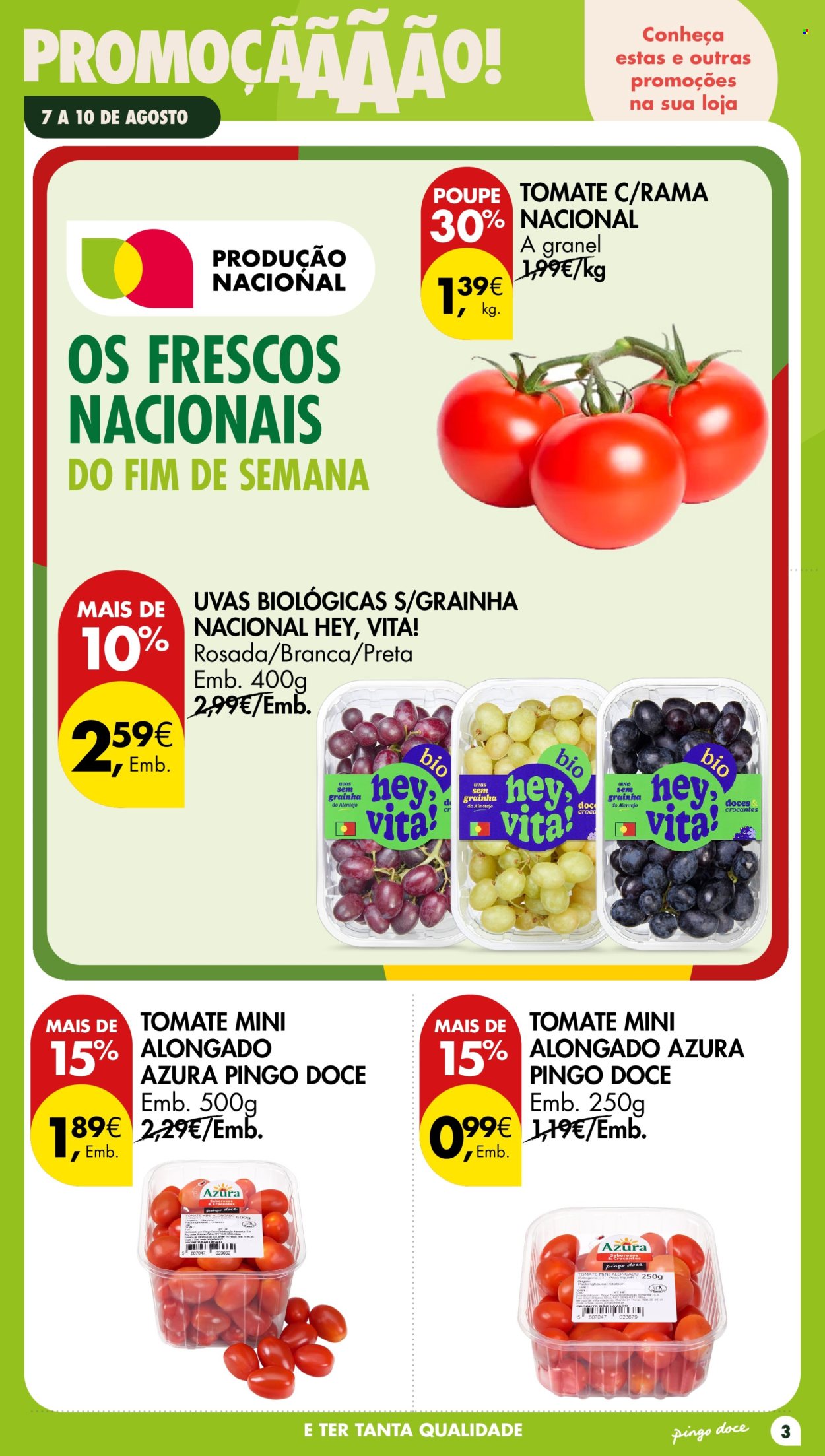 Folheto Pingo Doce - 6.8.2026 - 9.8.2026. Página 3