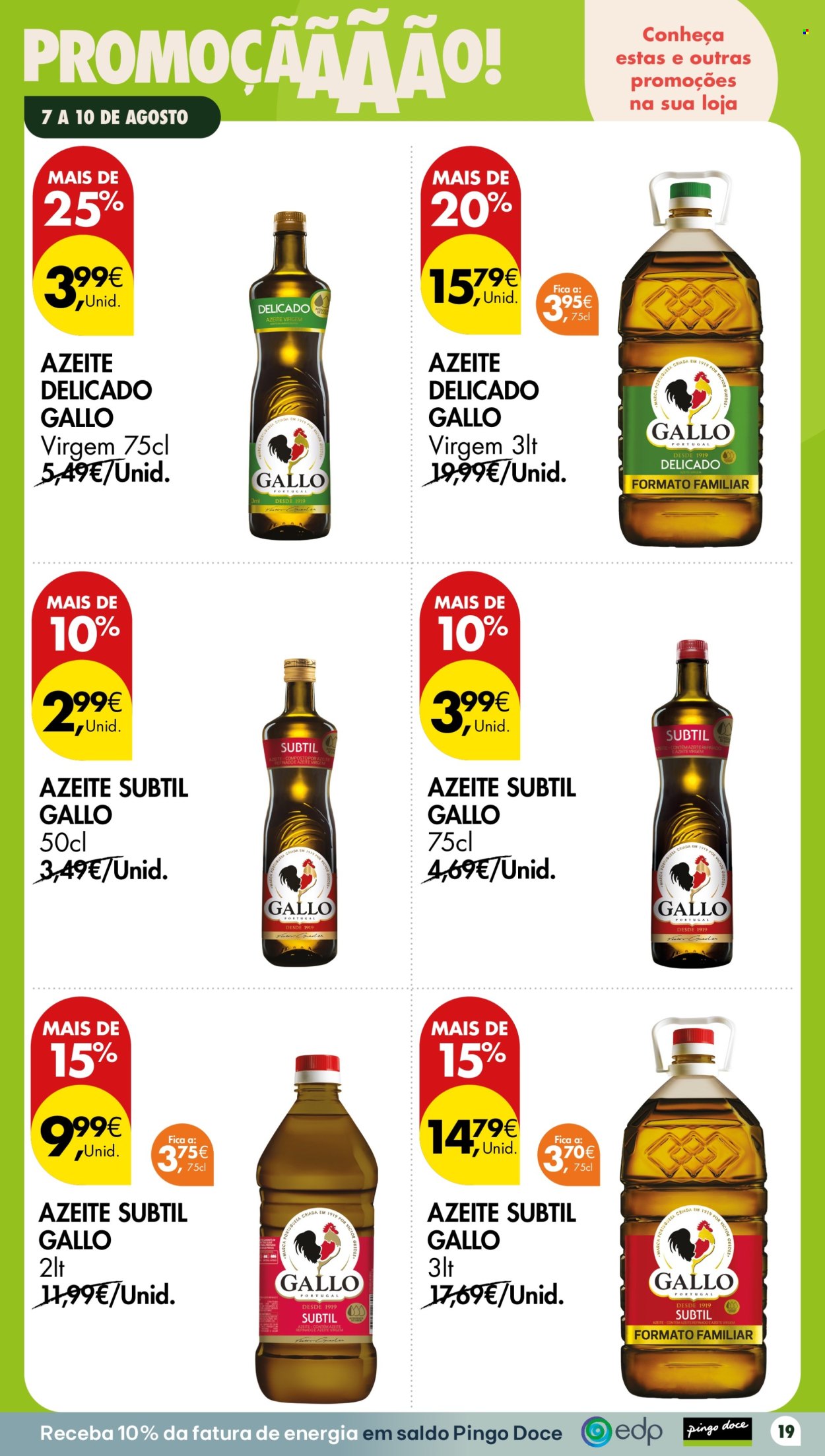 Folheto Pingo Doce - 6.8.2026 - 9.8.2026. Página 19