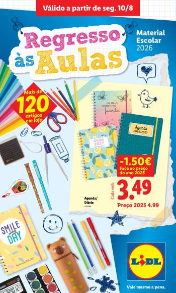 Folheto Lidl - 10.8.2026 - 16.8.2026.