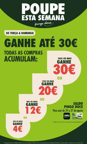 Folheto Pingo Doce - 18.8.2026 - 24.8.2026.