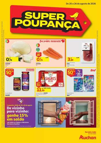 Folheto Auchan - 20.8.2026 - 26.8.2026.