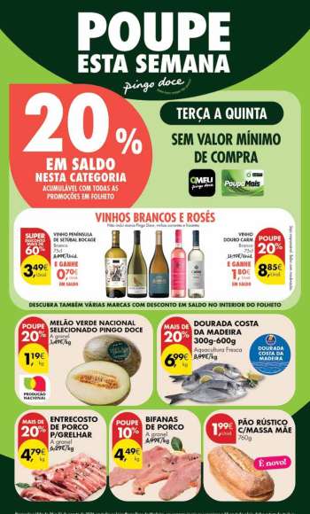 Folheto Pingo Doce - 25.8.2026 - 31.8.2026.