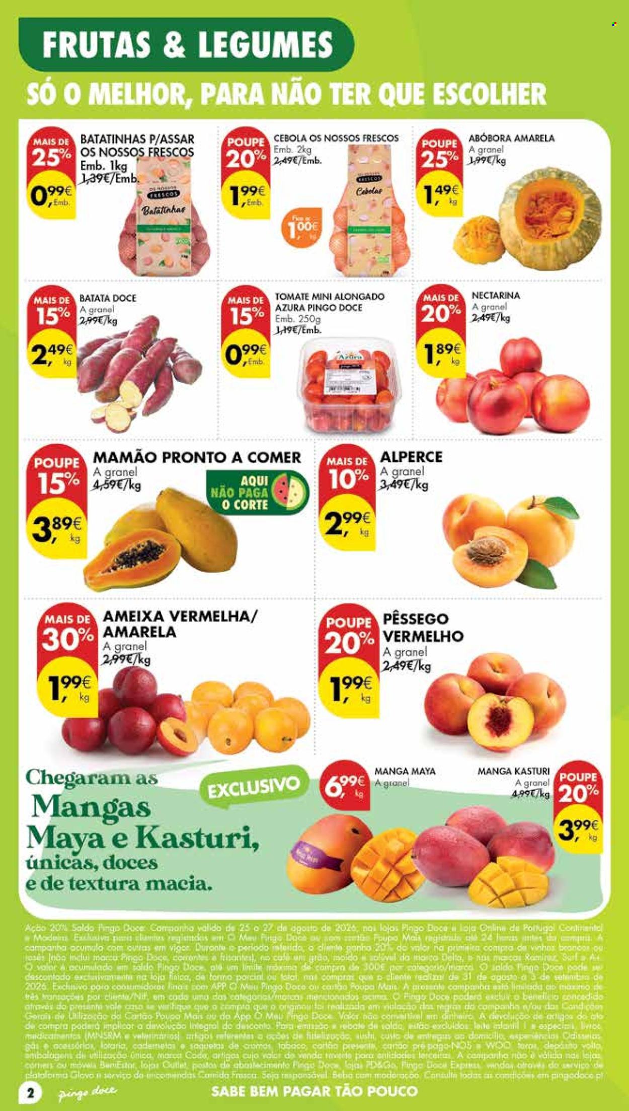 Folheto Pingo Doce - 25.8.2026 - 31.8.2026. Página 2