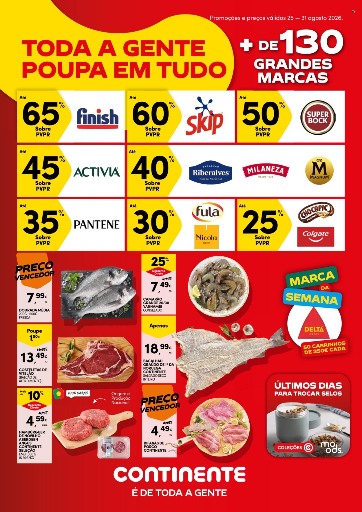 Folheto Continente - 25.8.2026 - 31.8.2026. Página 1