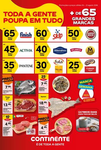 Folheto Continente Bom Dia - 25.8.2026 - 31.8.2026.