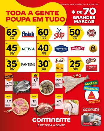Folheto Continente Modelo - 25.8.2026 - 31.8.2026.