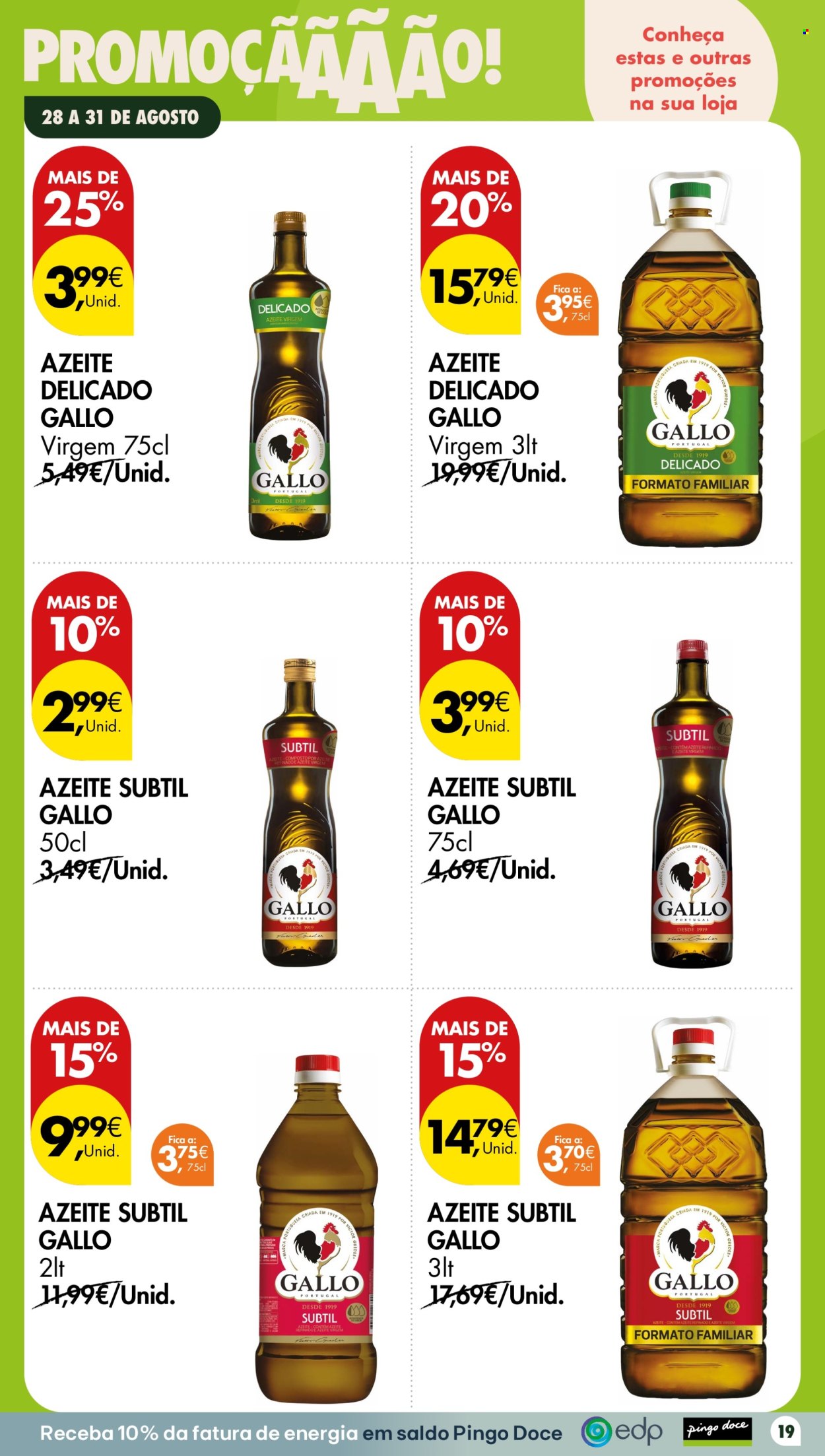 Folheto Pingo Doce - 28.8.2026 - 31.8.2026. Página 19
