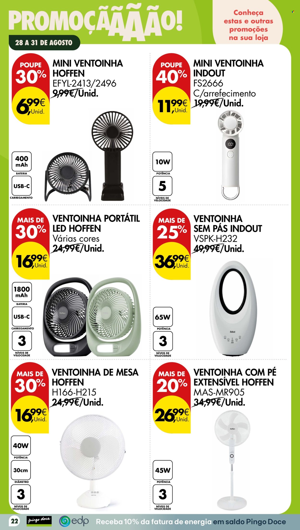Folheto Pingo Doce - 28.8.2026 - 31.8.2026. Página 22