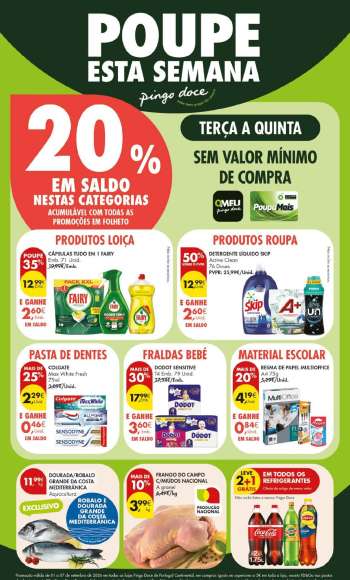 Folheto Pingo Doce - 1.9.2026 - 7.9.2026.