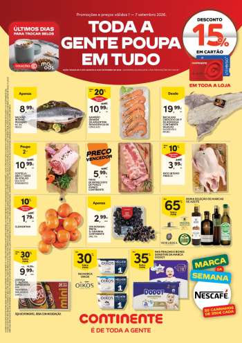 Folheto Continente Bom Dia - 1.9.2026 - 7.9.2026.
