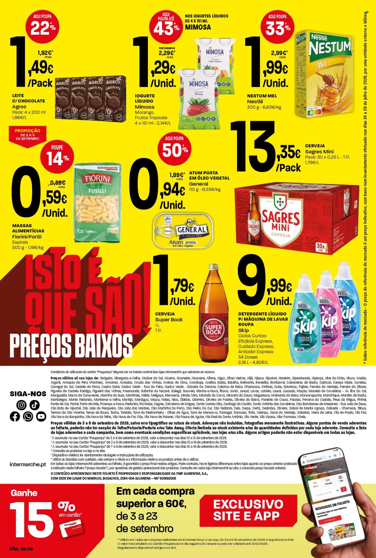 Folheto Intermarché - 3.9.2026 - 9.9.2026. Página 28