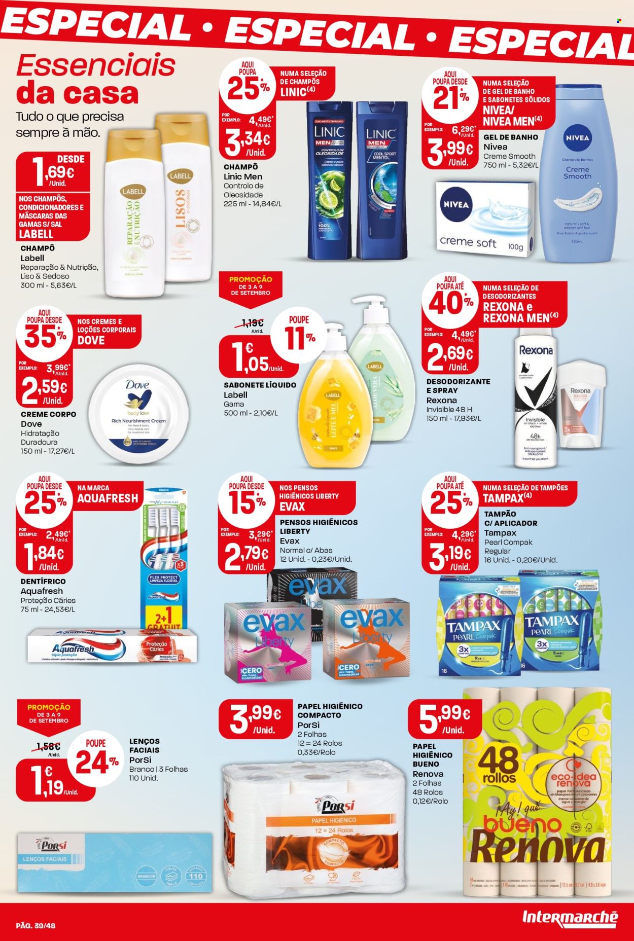 Folheto Intermarché - 3.9.2026 - 9.9.2026. Página 39