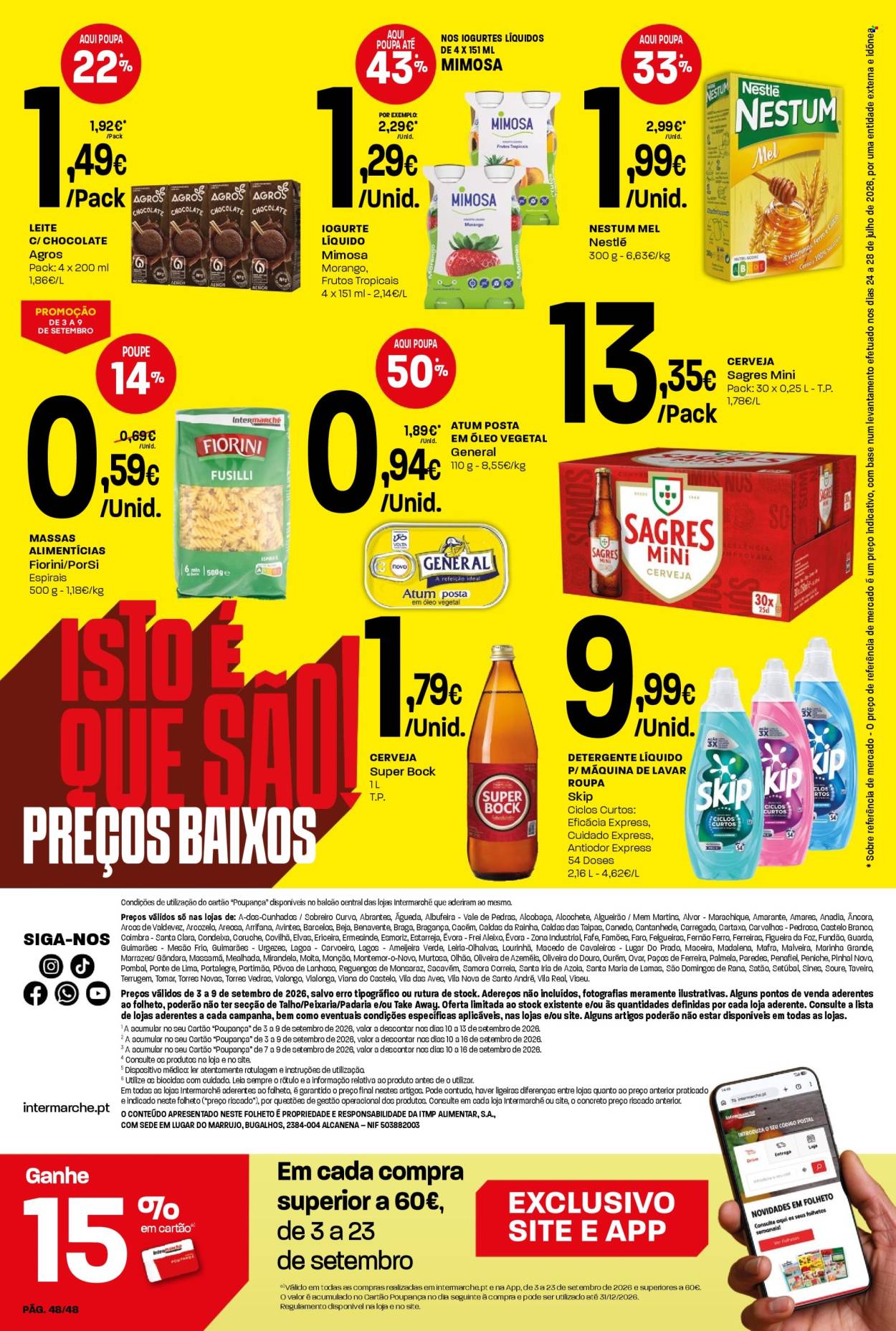 Folheto Intermarché - 3.9.2026 - 9.9.2026. Página 48