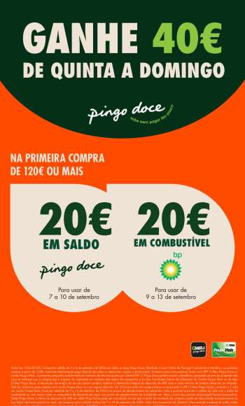 Folheto Pingo Doce - 4.9.2026 - 7.9.2026.