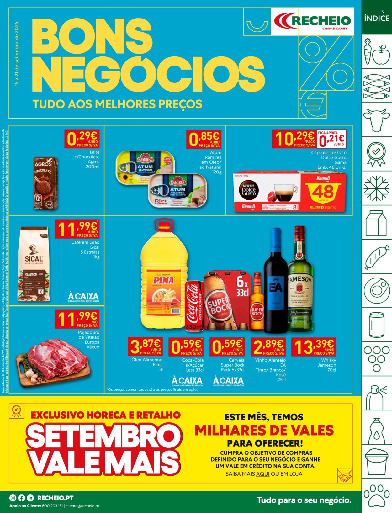 Folheto Recheio - 15.9.2026 - 21.9.2026. Página 1