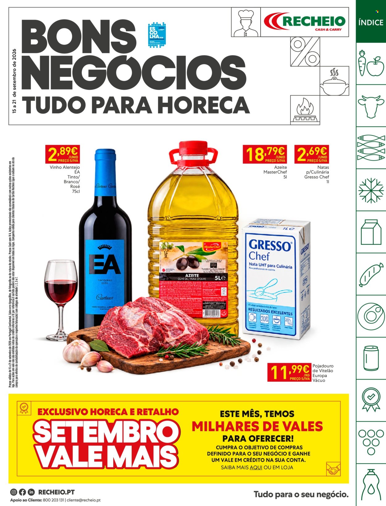 Folheto Recheio - 15.9.2026 - 21.9.2026. Página 1