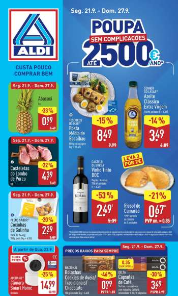 Folheto Aldi - 21.9.2026 - 27.9.2026.